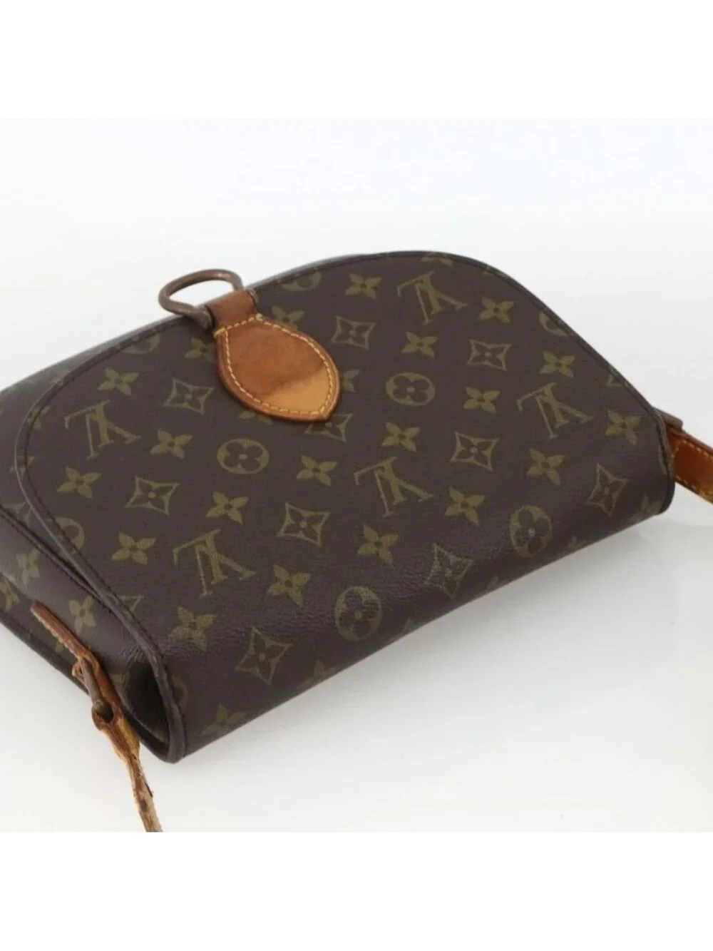 Authentic LOUIS VUITTON Monogram Saint Cloud GM Shoulder Bag M51242 LV